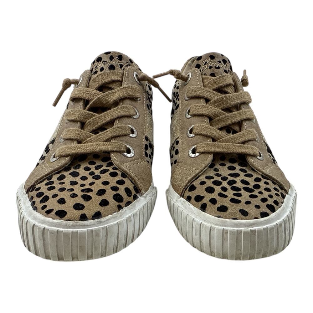 Blowfish Malibu Wave Sneakers Cheetah Leopard Multi Mix Beige Black 8 - Picture 2 of 9